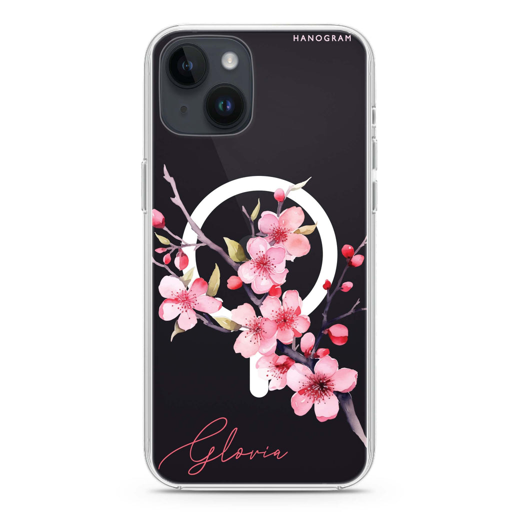 Petal Harmony iPhone 14 Plus Magsafe 兼容水晶透明保護殼