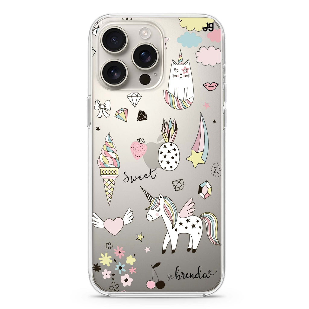 My lovely Cartoon iPhone 16 Pro & 16 Pro Max Case - Personalized and Stylish Protection