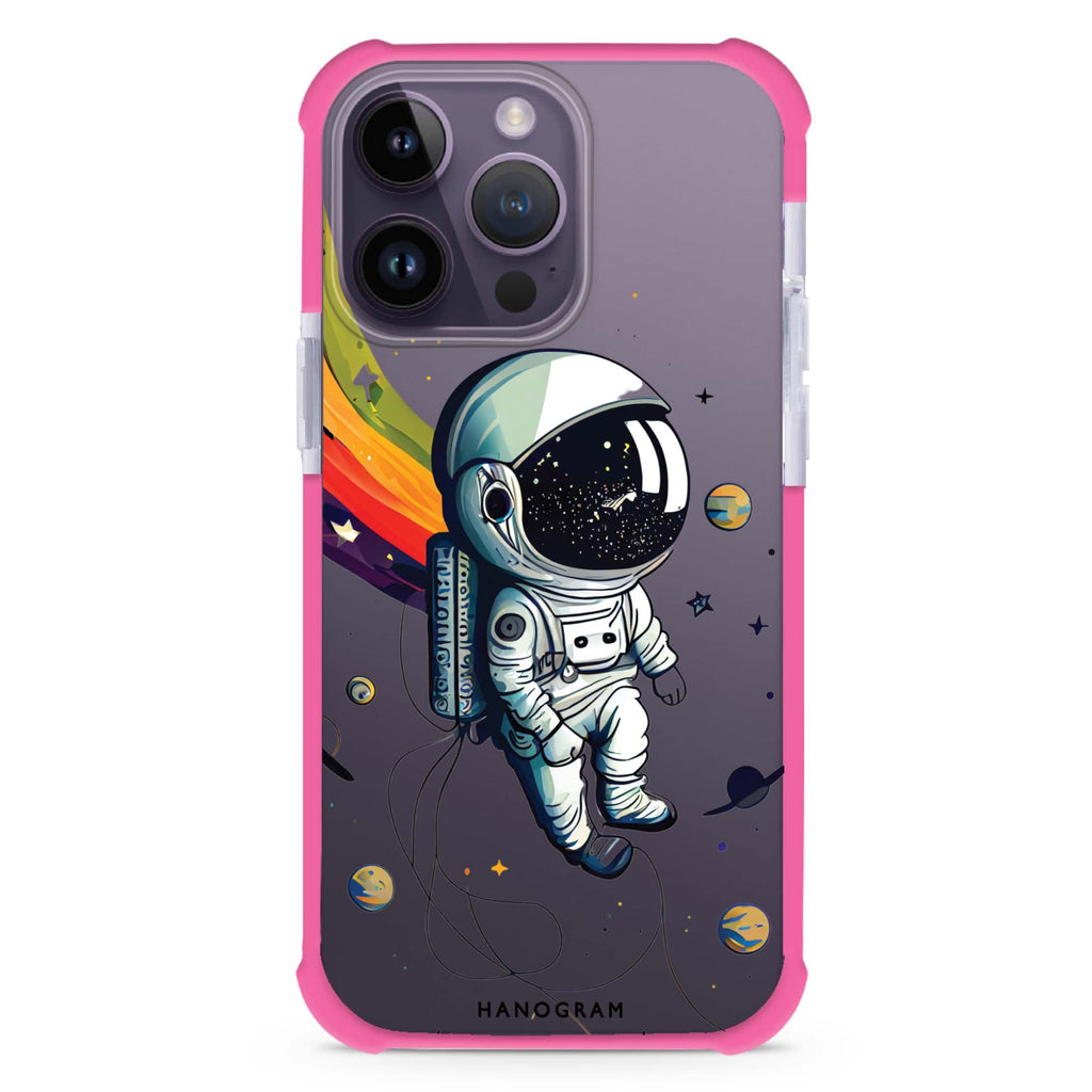 Astronaut in rainbow iPhone 15 Pro Max 超強防摔保護殼