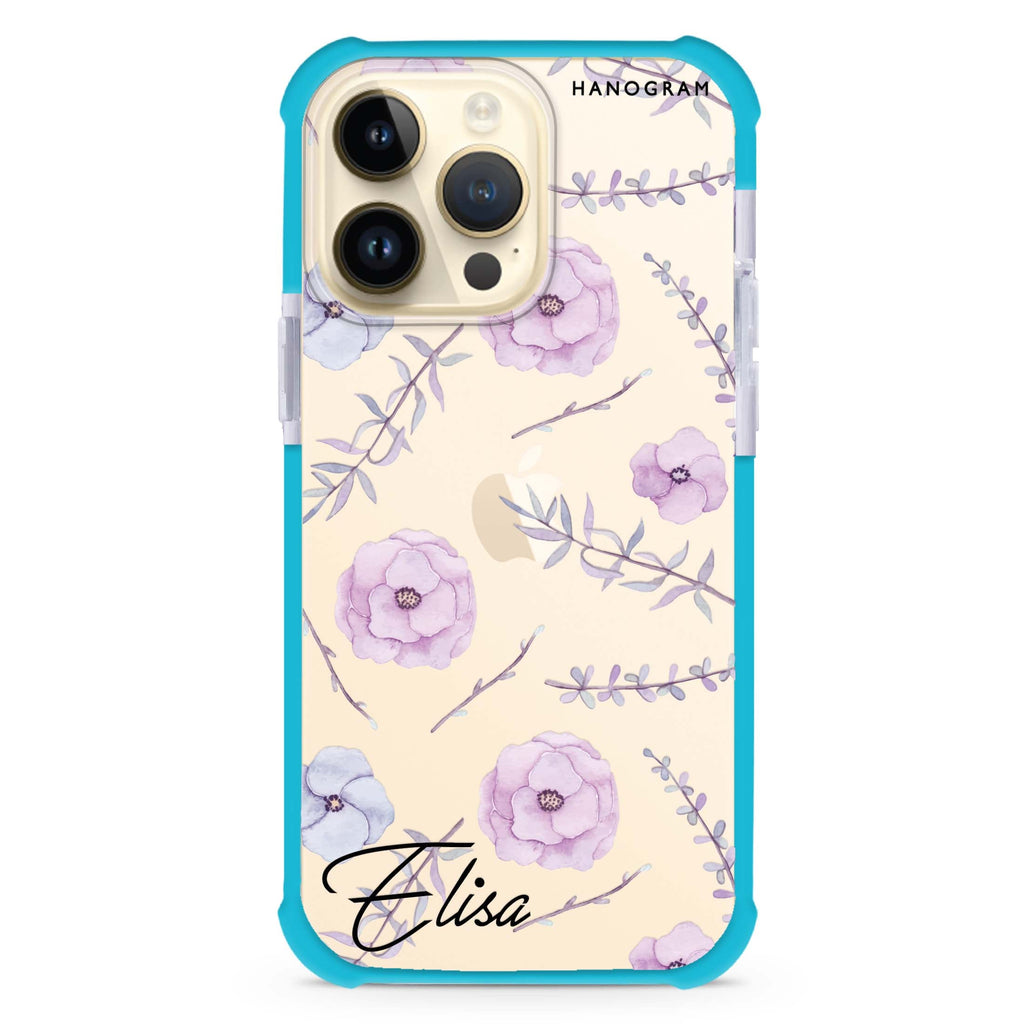Vibrant Floral iPhone 15 Pro 超強防摔保護殼