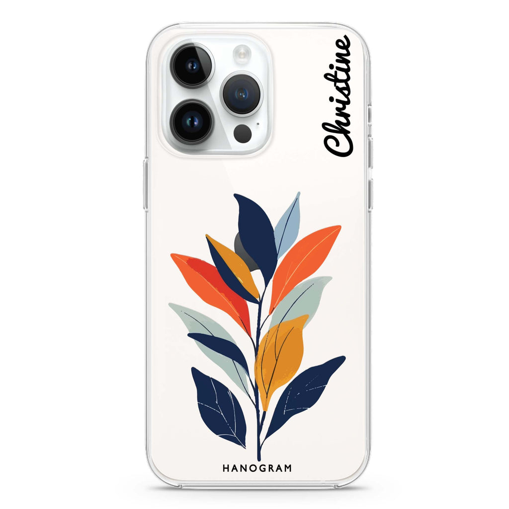 Flora Flat iPhone 14 Pro 水晶透明保護殼