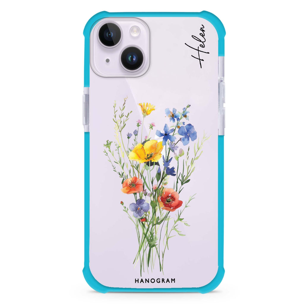 Wildflower Whimsy iPhone 15 超強防摔保護殼