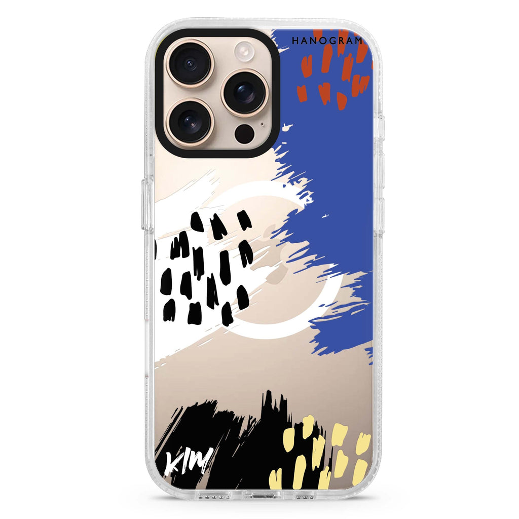 Trendy Abstract I Magsafe 兼容水晶透明保護殼
