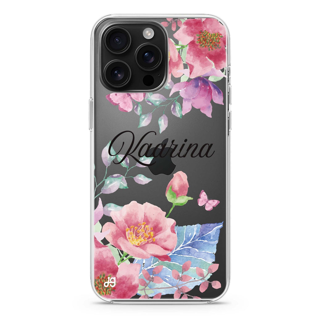 Butterfly Garden iPhone 16 Pro & 16 Pro Max Case - Personalized and Stylish Protection