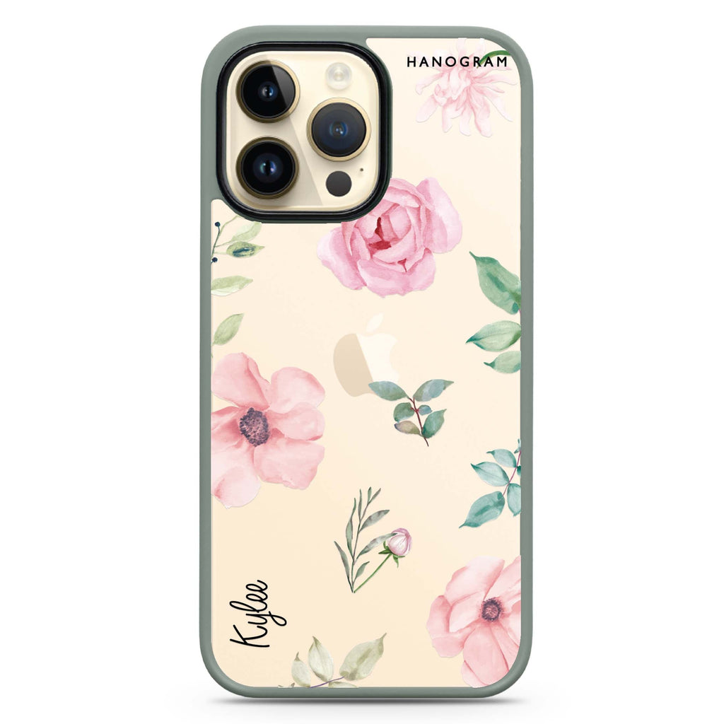 Rose Flower iPhone 15 Pro 防衝擊保護殼