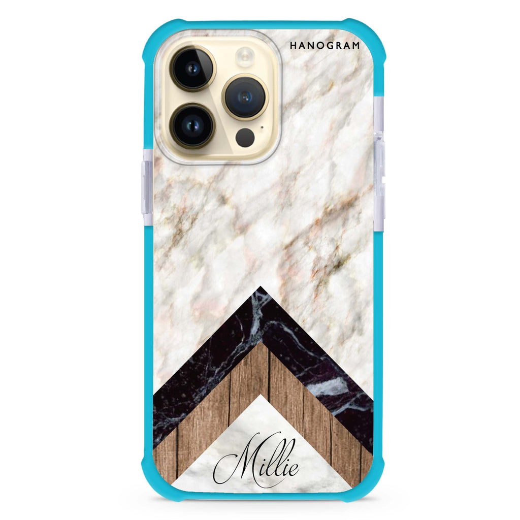 Marble & Wood iPhone 15 Pro Max 超強防摔保護殼