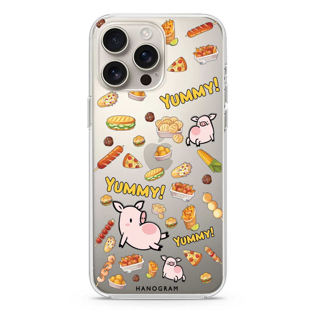 Yummy Piggy iPhone 16 Pro & 16 Pro Max Case - Personalized and Stylish Protection