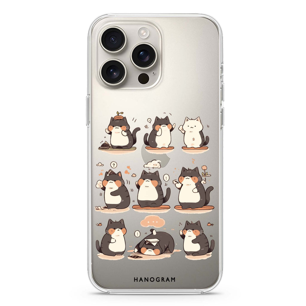 Zen Meowster iPhone 16 Pro & 16 Pro Max Case - Personalized and Stylish Protection