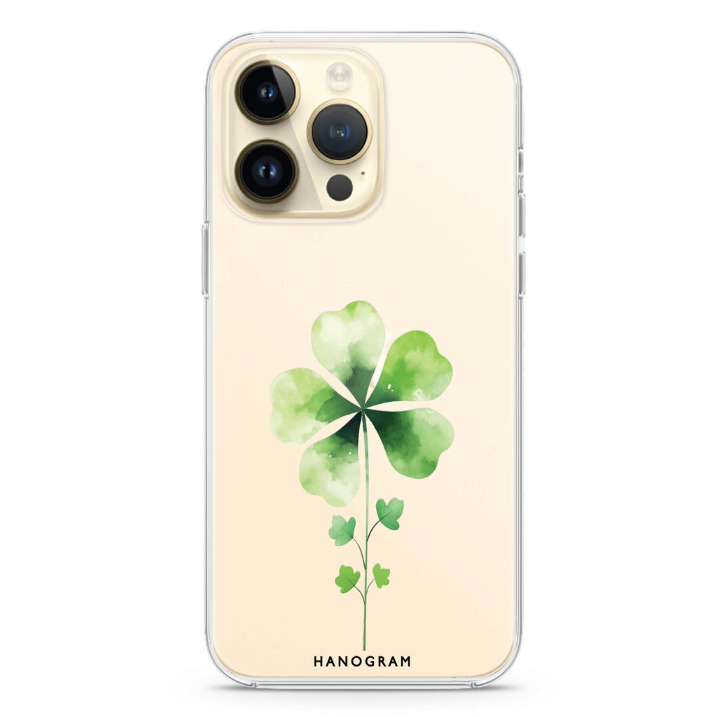 Green Bliss iPhone 14 Pro 水晶透明保護殼
