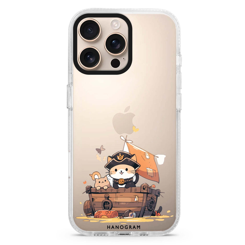 Feline Corsair iPhone 15 Pro 水晶透明保護殼