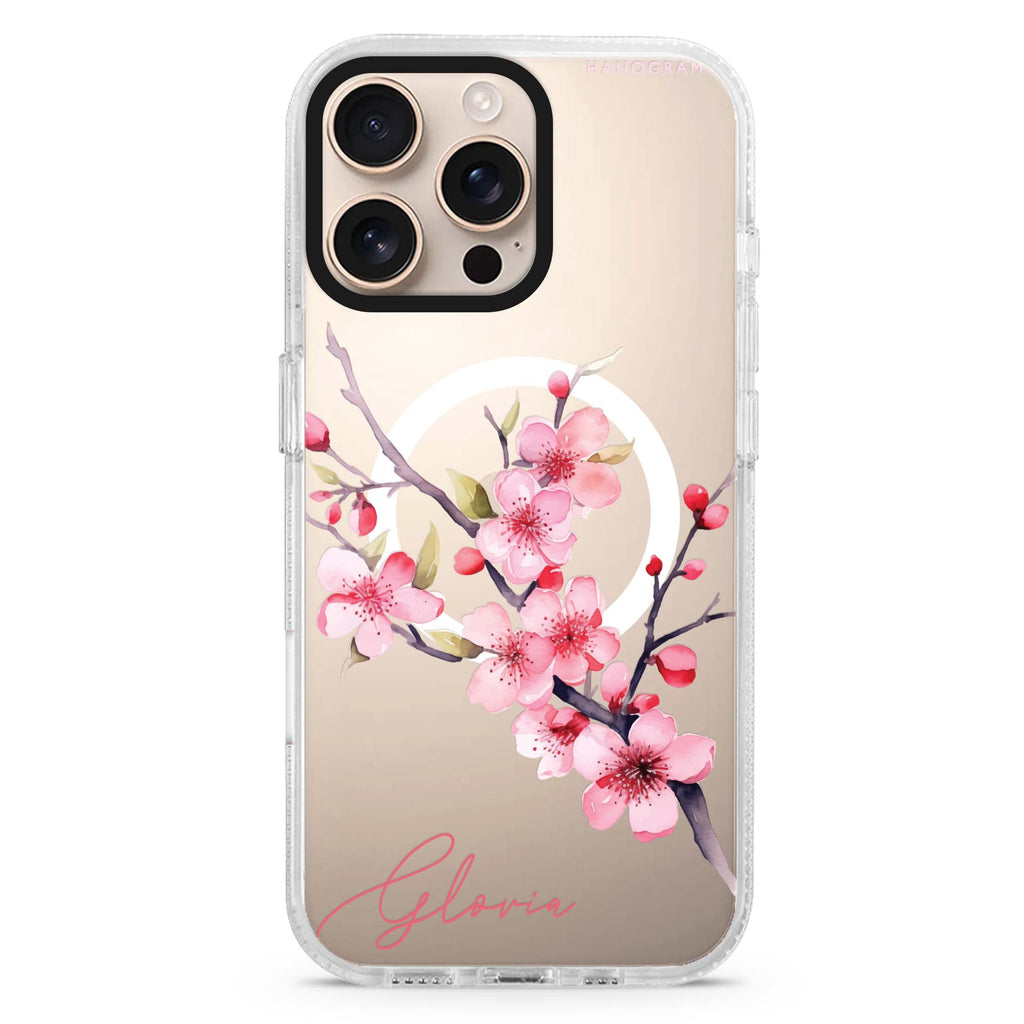 Petal Harmony iPhone 14 Pro Magsafe 兼容水晶透明保護殼