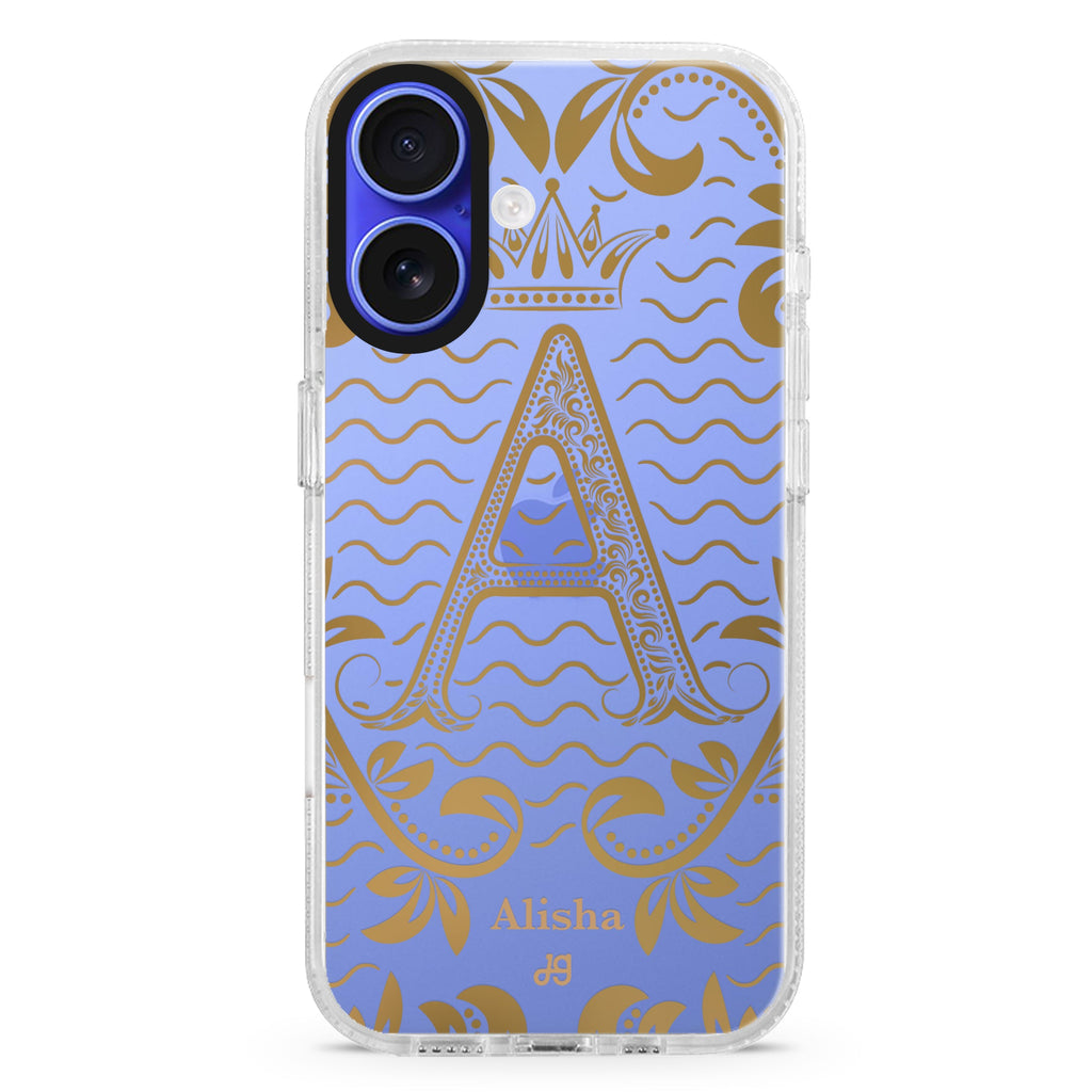Royal Vintage Monogram 水晶透明保護殼