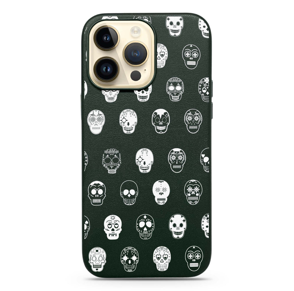 Zombie Face Magsafe 兼容皮革保護殼