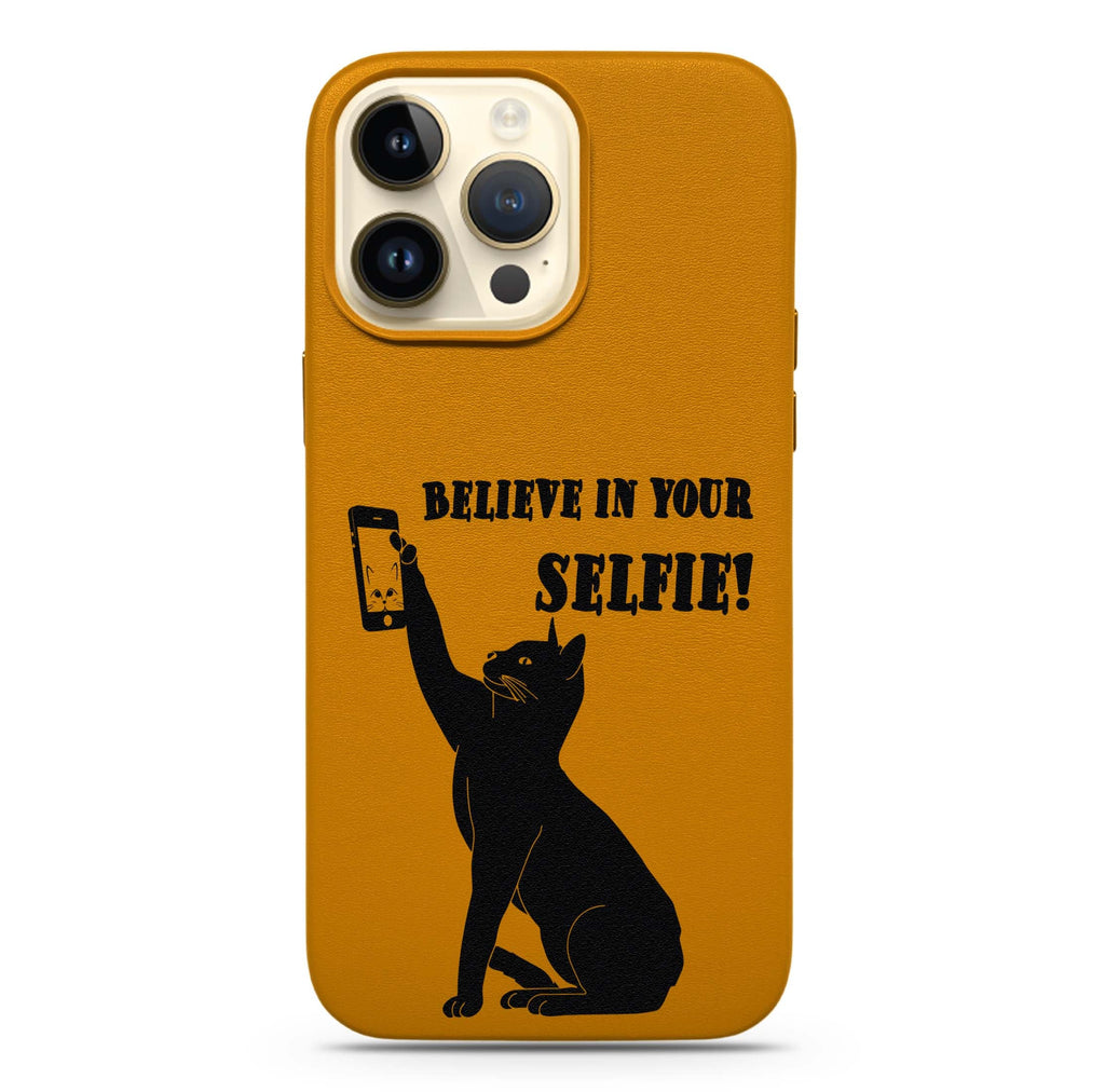 Believe Selfie Magsafe 兼容皮革保護殼