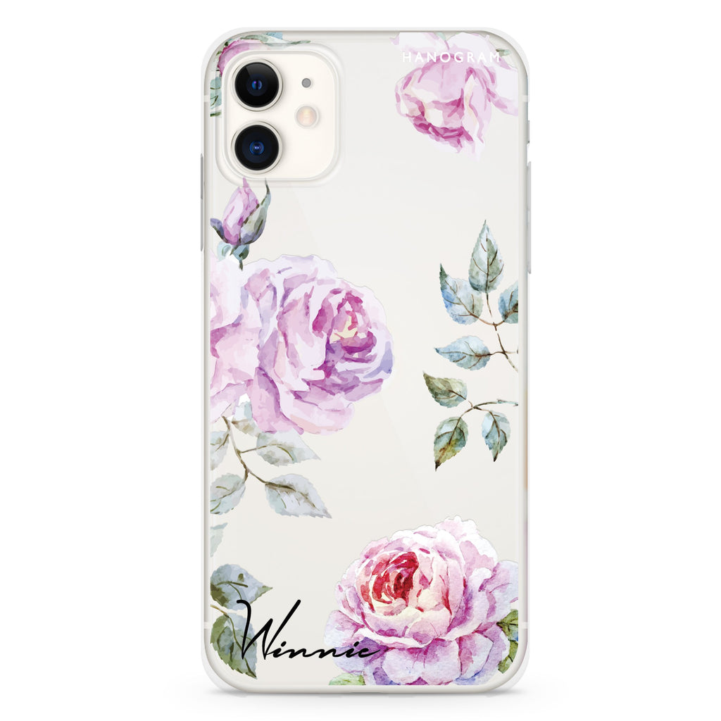 Classic Floral iPhone 11 水晶透明保護殼