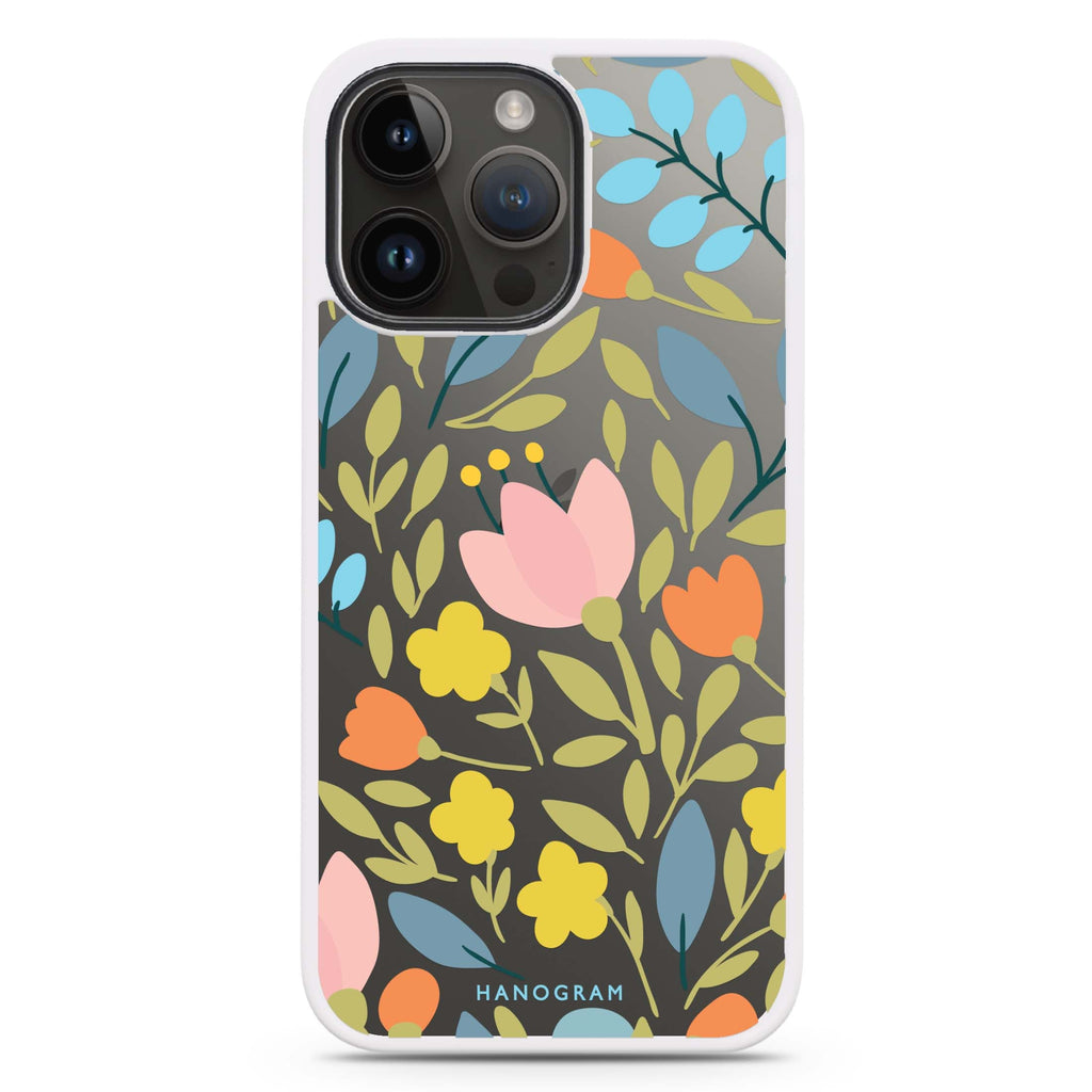 Floral iPhone 14 Pro Max 防衝擊保護殼