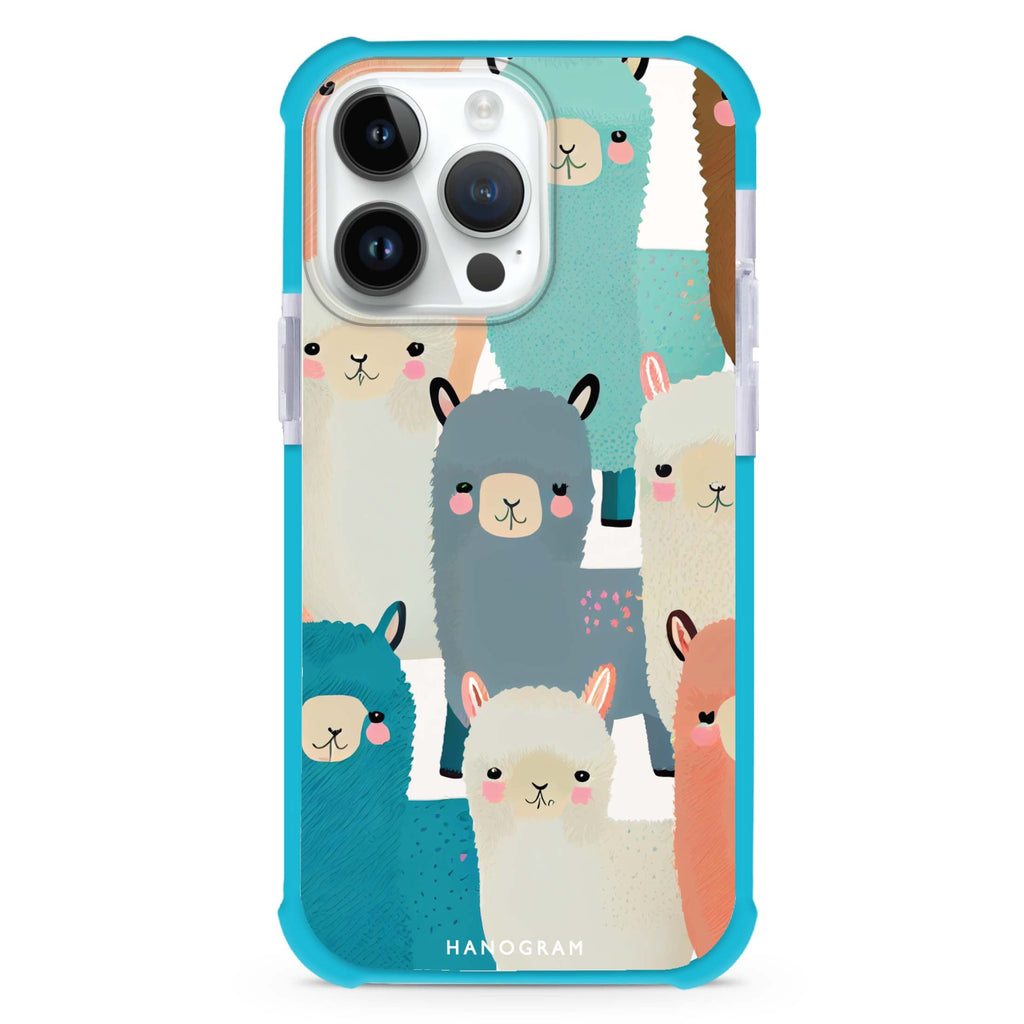 Cute Alpaca iPhone 14 Pro Max 超強防摔保護殼