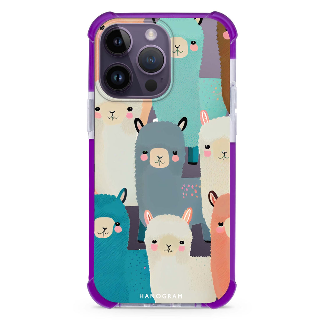 Cute Alpaca iPhone 14 Pro 超強防摔保護殼