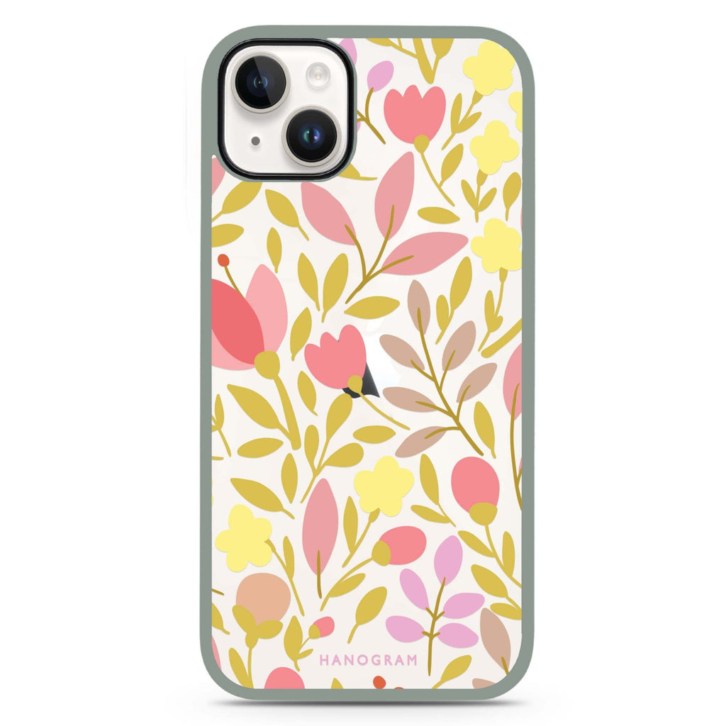 Floral iPhone 14 Plus 防衝擊保護殼