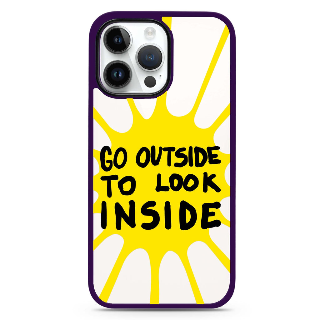 Go Outside to Look INSIDE shine iPhone 14 Pro 防衝擊保護殼