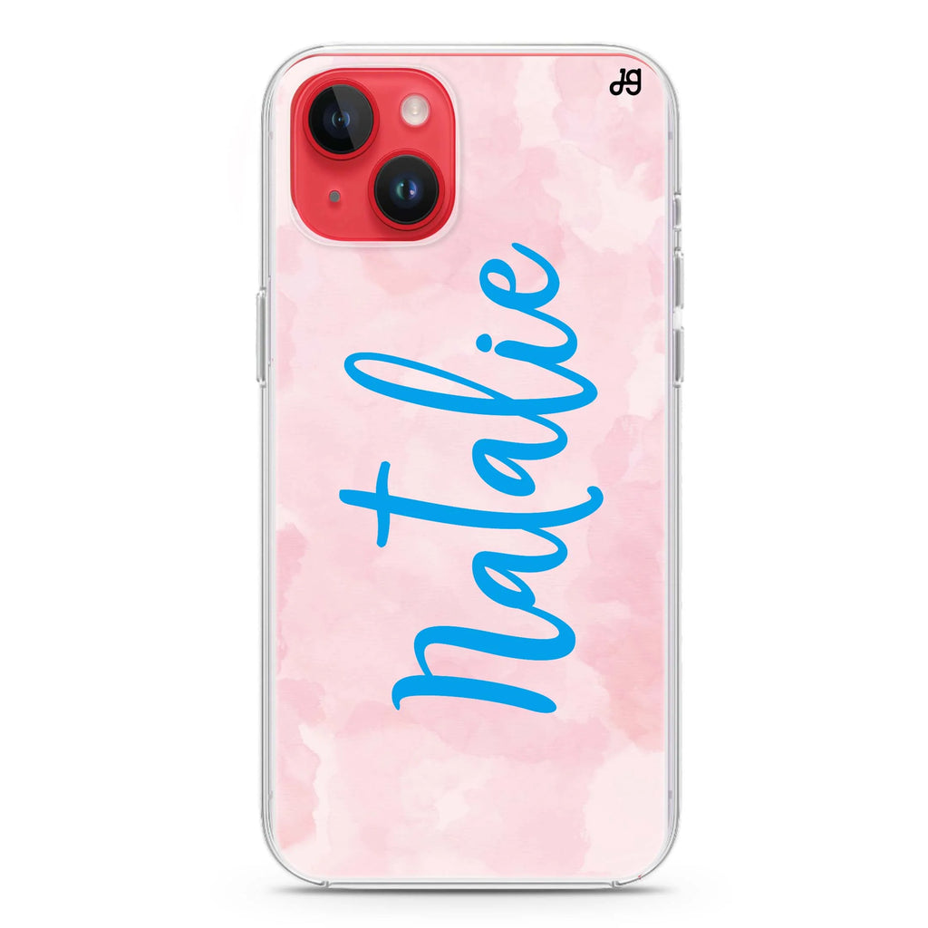 Pink Aqua iPhone 14 Plus Magsafe 兼容水晶透明保護殼