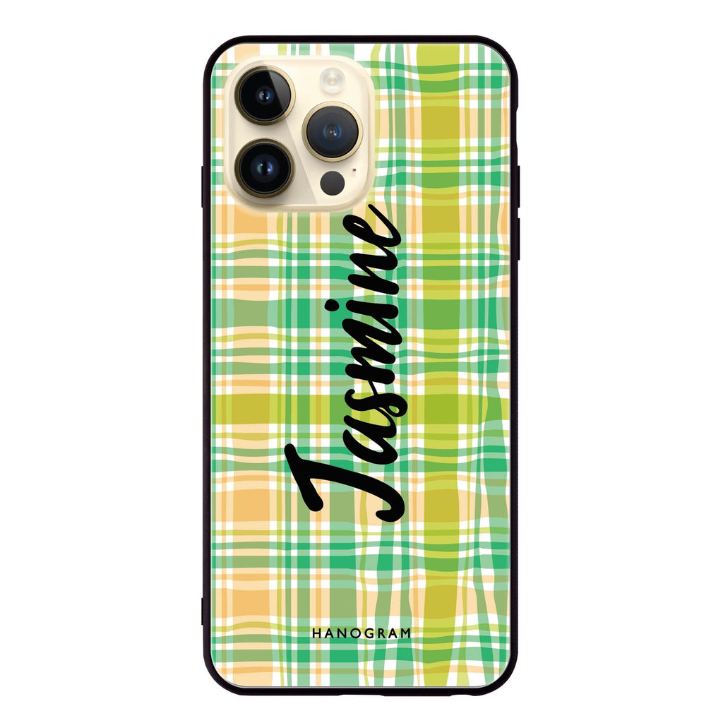 Plaid iPhone 超薄強化玻璃殻