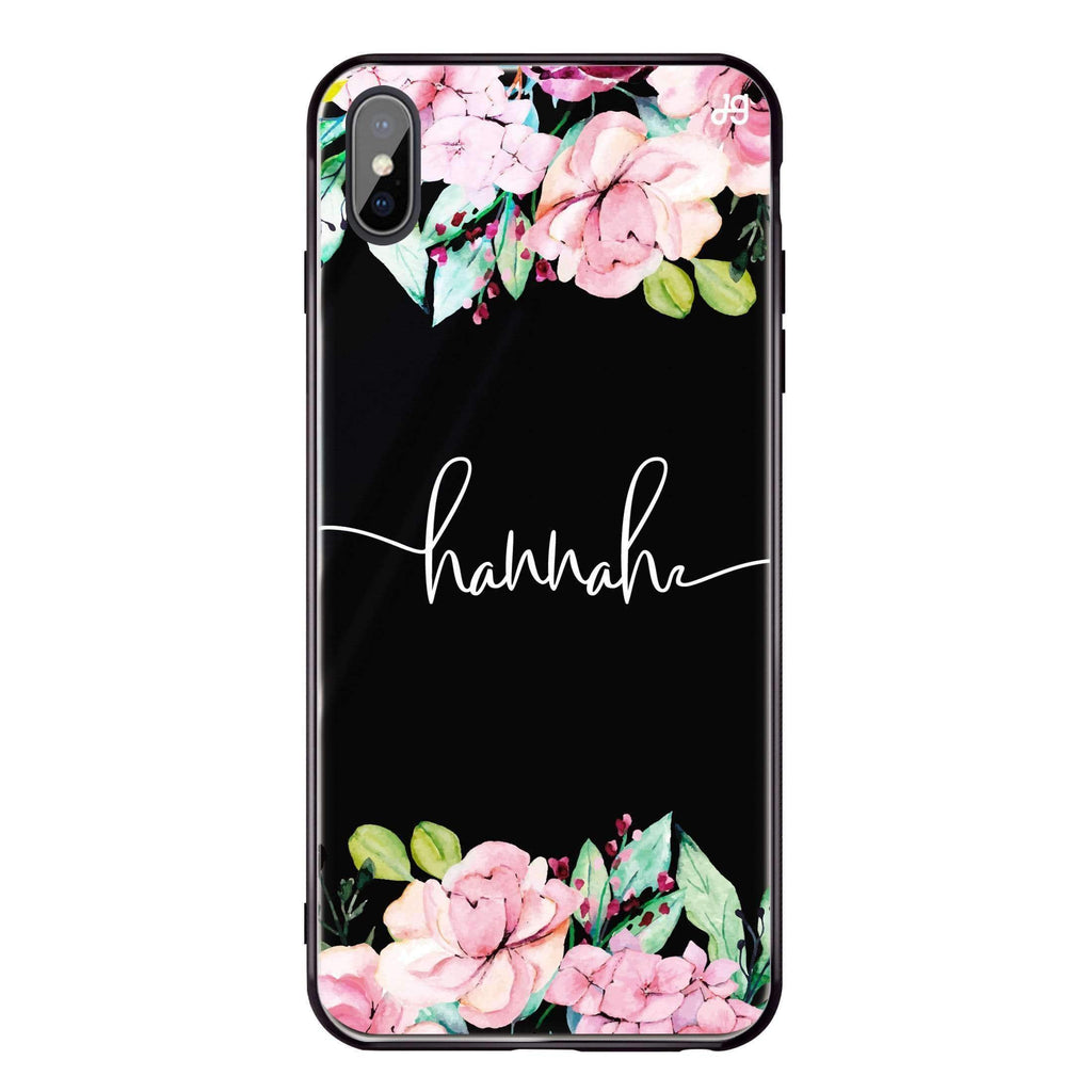 Floral Dream I iPhone XS 超薄強化玻璃殻