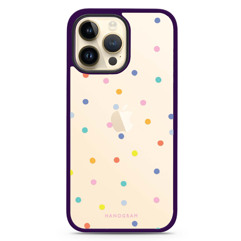 Colourful Dot Pattern iPhone 14 Pro 防衝擊保護殼