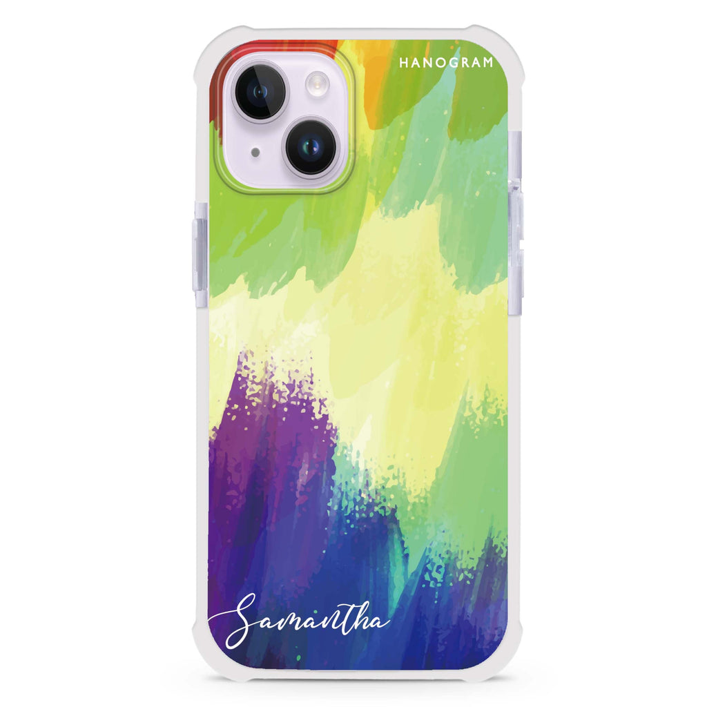 Watercolor Abstract iPhone 14 Magsafe 兼容超強防摔保護殼