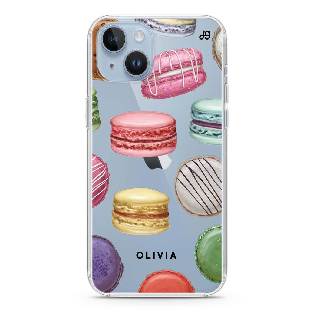 Macarons Land iPhone 14 plus 水晶透明保護殼