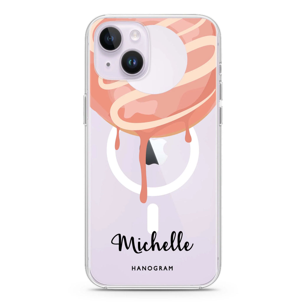 Yummy Donut I iPhone 14 Plus Magsafe 兼容水晶透明保護殼