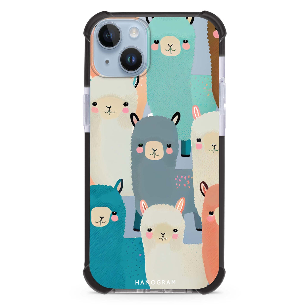 Cute Alpaca iPhone 14 Plus 超強防摔保護殼