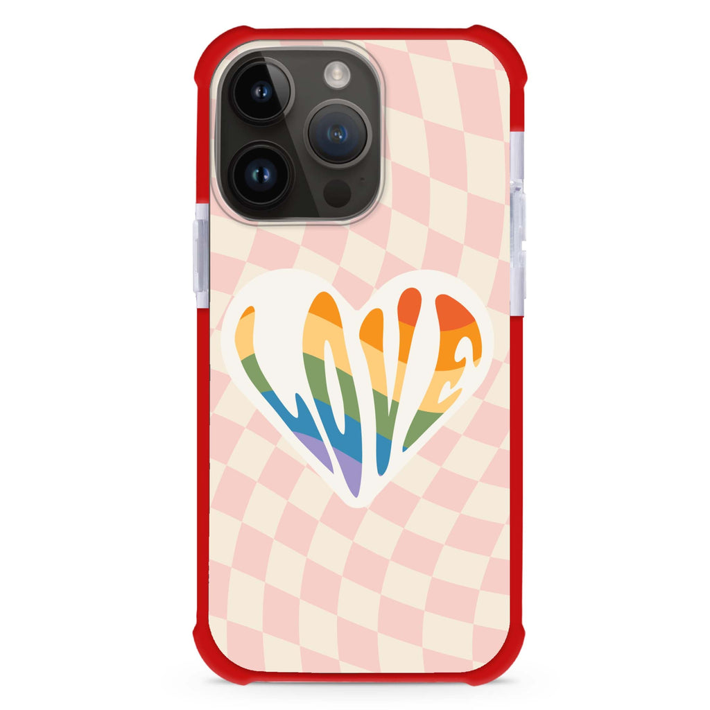 Rainbow LOVE iPhone 14 Pro 超強防摔保護殼