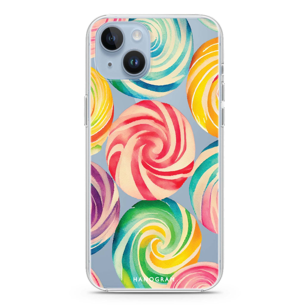 Abstract Candy iPhone 14 Plus 水晶透明保護殼