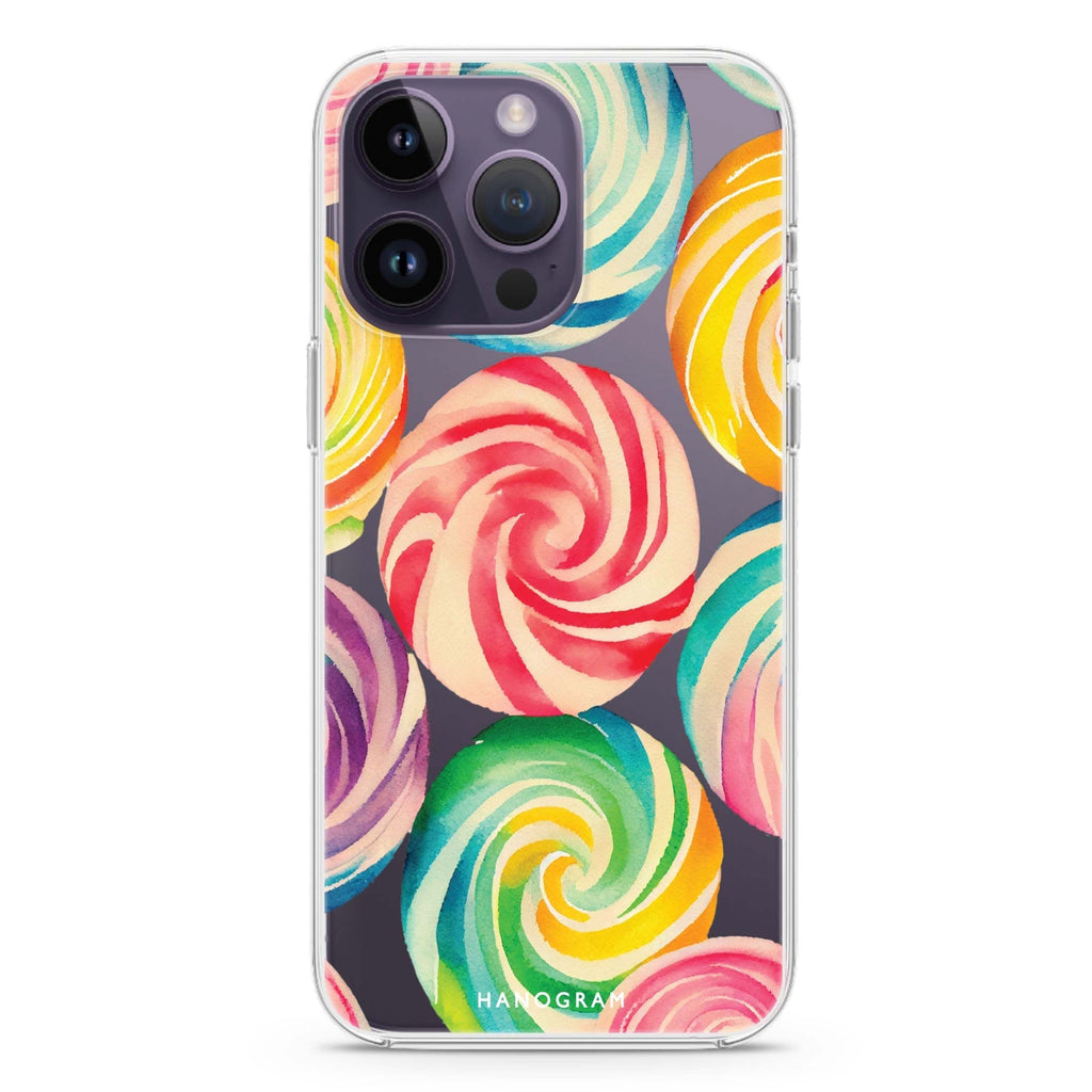 Abstract Candy iPhone 14 Pro 水晶透明保護殼