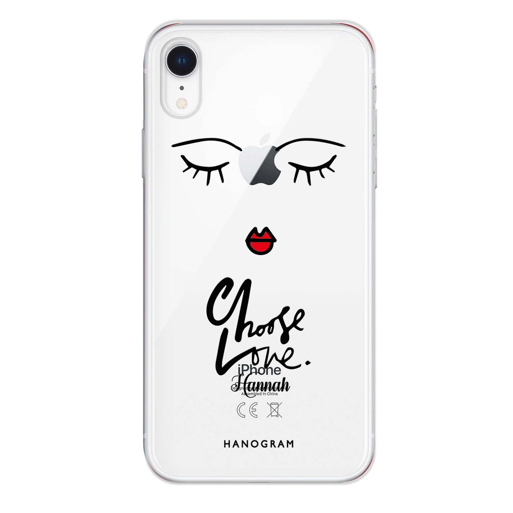 Choose Love iPhone XR 水晶透明保護殼