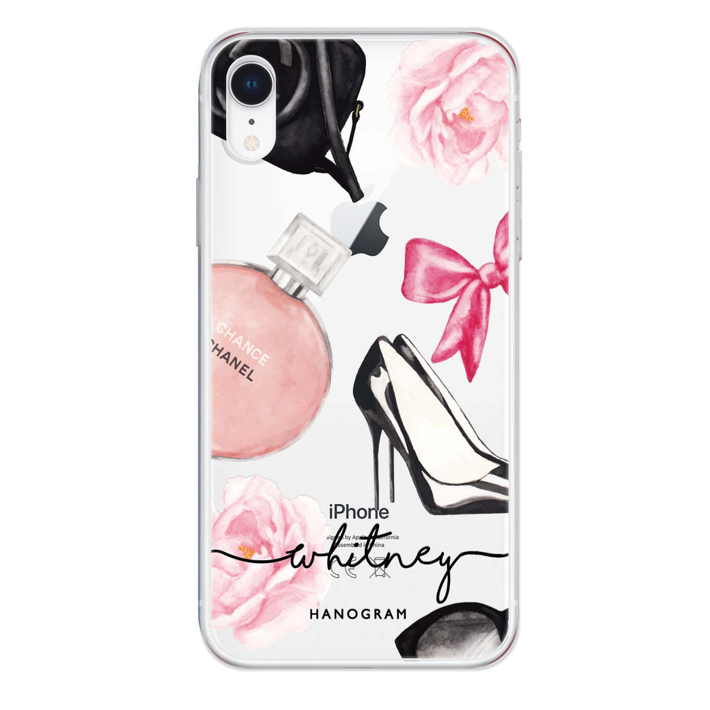 Fashion Cosmetic iPhone XR 水晶透明保護殼