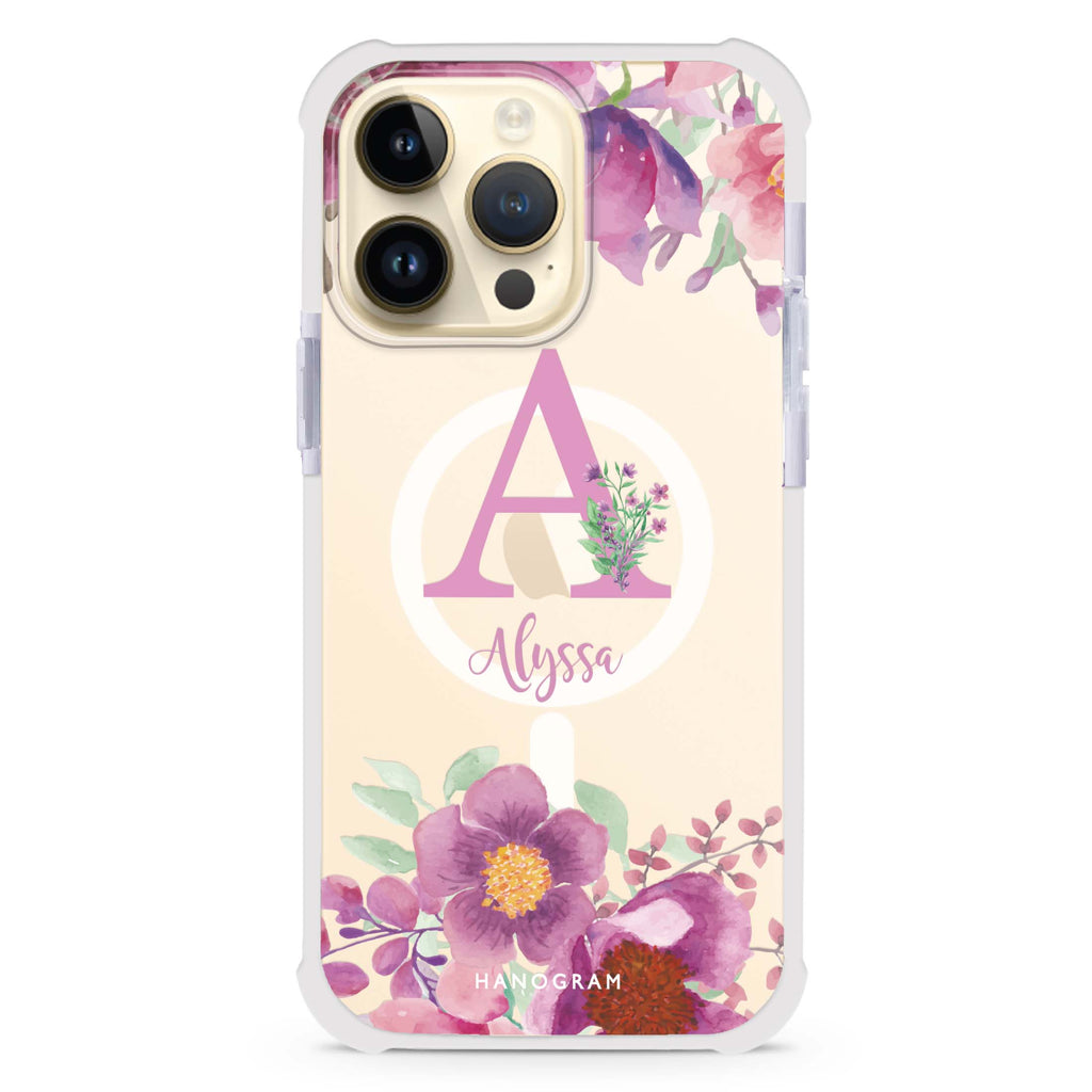 Gorgeous Monogram iPhone 14 Pro Magsafe 兼容超強防摔保護殼