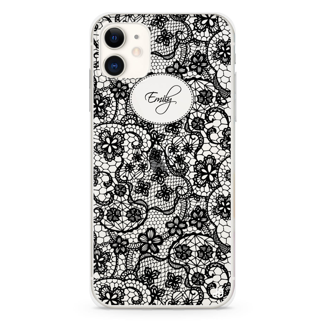 My Floral Lace iPhone 11 水晶透明保護殼